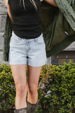 Reya Crossover Denim Shorts FINAL SALE