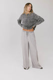 Luisa Wide Leg Pants in Grey FINAL SALE