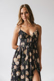 Bentley Floral Maxi Dress in Navy