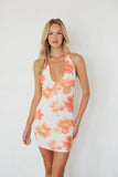 Alaya Floral Bodycon Mini Dress