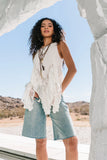 Mariana Lace Tank Top in Ivory