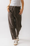 Rosie Tencel Loose Pants in Charcoal FINAL SALE
