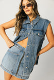 Bonnie Denim Mini Skirt FINAL SALE