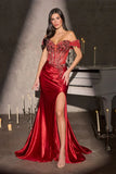 Linda Gown Fitted Dress With Removable Straps