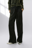 Gemma Satin Wide Leg Pants in Black FINAL SALE