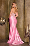Frani Gown Fitted Dress With Beaded Bodice