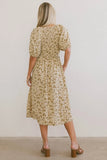 Justine Smocked Midi Dress FINAL SALE