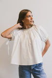 Vicki Blouse in Ivory FINAL SALE