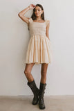 Lindie Knit Bodice Mini Dress FINAL SALE