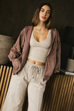 Viva Zip Up in Purple FINAL SALE