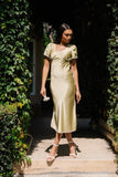 Austia Midi Dress in Green
