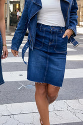 Nia Midi Denim Skirt FINAL SALE