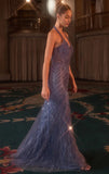 Kingston Gown Halter Beaded Mermaid Evening Dress