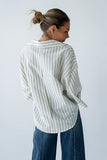 Ollie Striped Button Up