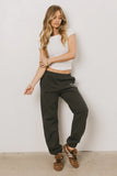 Out of Office Sweatpants in Charcoal FINAL SALE