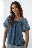Nora Denim Blouse