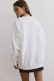 Pretty Bows Crewneck in Cream FINAL SALE