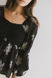 Sally Peplum Top FINAL SALE