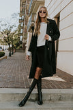 Rachel Trench Coat in Black FINAL SALE
