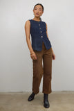 Amber Wide Leg Jeans in Brown FINAL SALE