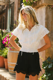 Morgan Eyelet Lace Blouse FINAL SALE