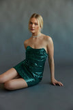 Karina Sequin Corset Bodycon Mini Dress