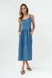 Jacklyn Denim Midi Dress