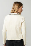 Jazmine Contrast Top in Cream