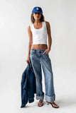 Rika Studded Wide Leg Jeans