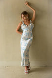 Cordelia Ruffle Floral Maxi Dress