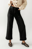 Kayden Cuffed Wide Leg Jeans FINAL SALE