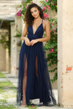 Sydney Maxi Dress Navy Tulle Dress