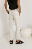 Bella Straight Leg Jeans in Cream FINAL SALE