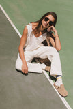 Marie Jumpsuit in Cream FINAL SALE
