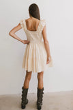 Lindie Knit Bodice Mini Dress FINAL SALE