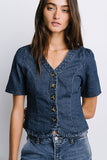 Sadie Denim Button Up