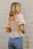 Gretta Smocked Blouse FINAL SALE
