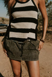 Vince Denim Mini Skirt
