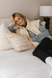 Caelan Puffer Vest in Cream FINAL SALE