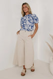 Rue Wide Leg Jeans in Beige FINAL SALE