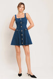 URBAN POLISH DENIM MINI DRESS