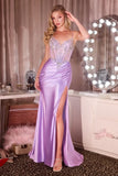 Frani Gown Fitted Dress With Beaded Bodice
