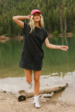Isla Contrast Ribbed Mini Dress FINAL SALE