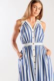 WAIT FOR IT WOVEN MIDI DRESS