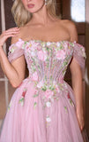 A1479 Blooming Beaded Ball Gown Andrea Leo