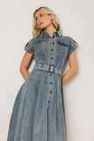 Walter Denim Midi Dress FINAL SALE