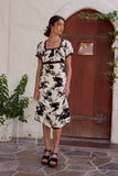Arian Floral Midi Dress FINAL SALE