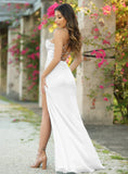 Yvette Gown Off White CORSET PLEATED LUXE SATIN GOWN
