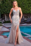 Brittany Gown Statement Crystal Embellished Dress