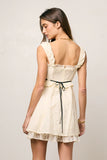 Teddie Embroidered Mini Dress FINAL SALE